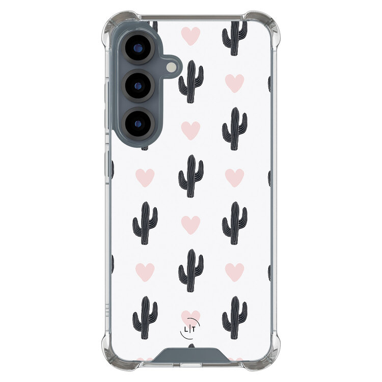 Leuke Telefoonhoesjes Samsung Galaxy S25 shockproof case - Cactus love