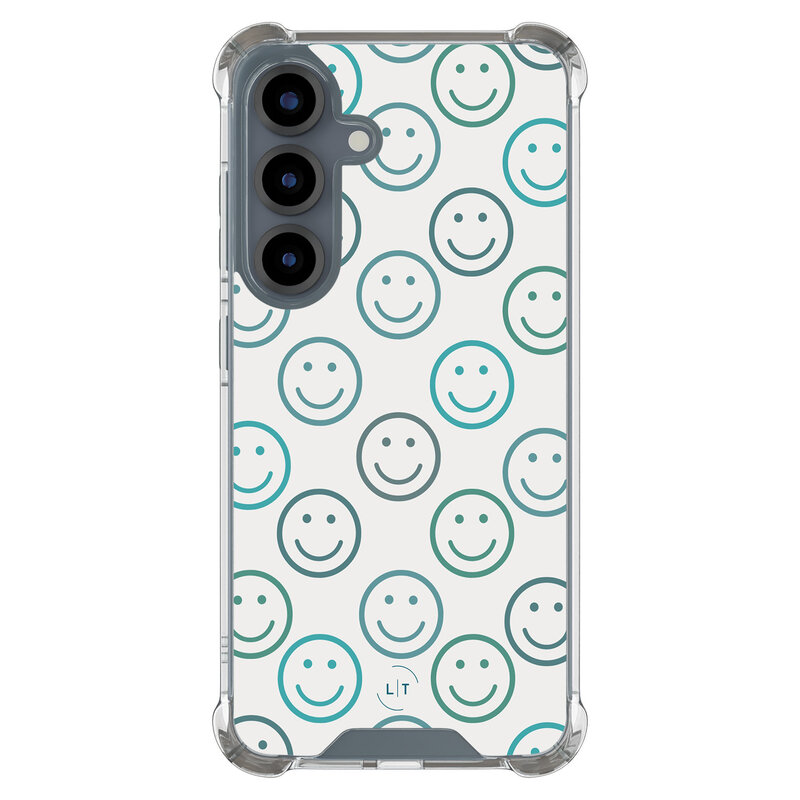 Leuke Telefoonhoesjes Samsung Galaxy S25 shockproof case - Happy faces