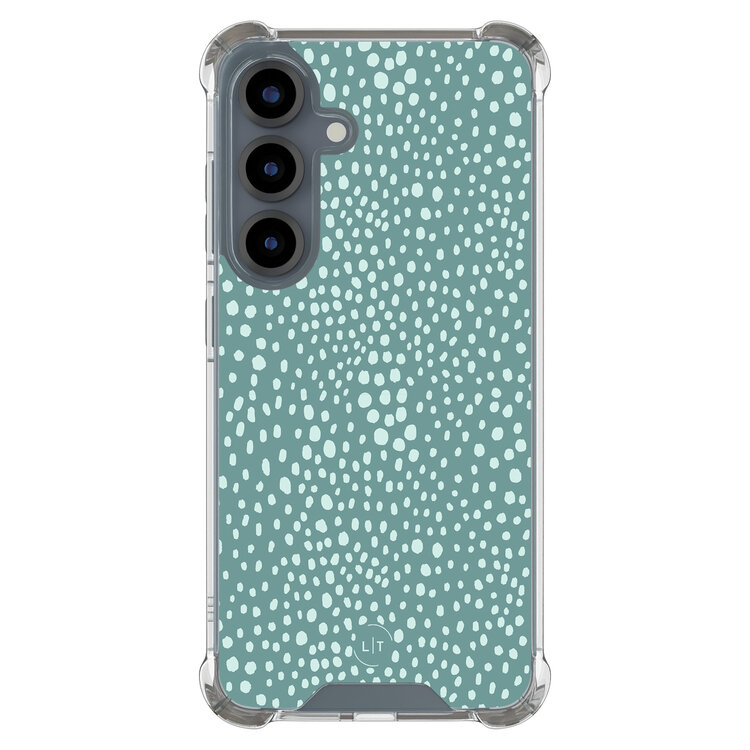 Leuke Telefoonhoesjes Samsung Galaxy S25 shockproof case - Blue dots