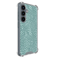 Leuke Telefoonhoesjes Samsung Galaxy S25 shockproof case - Blue dots