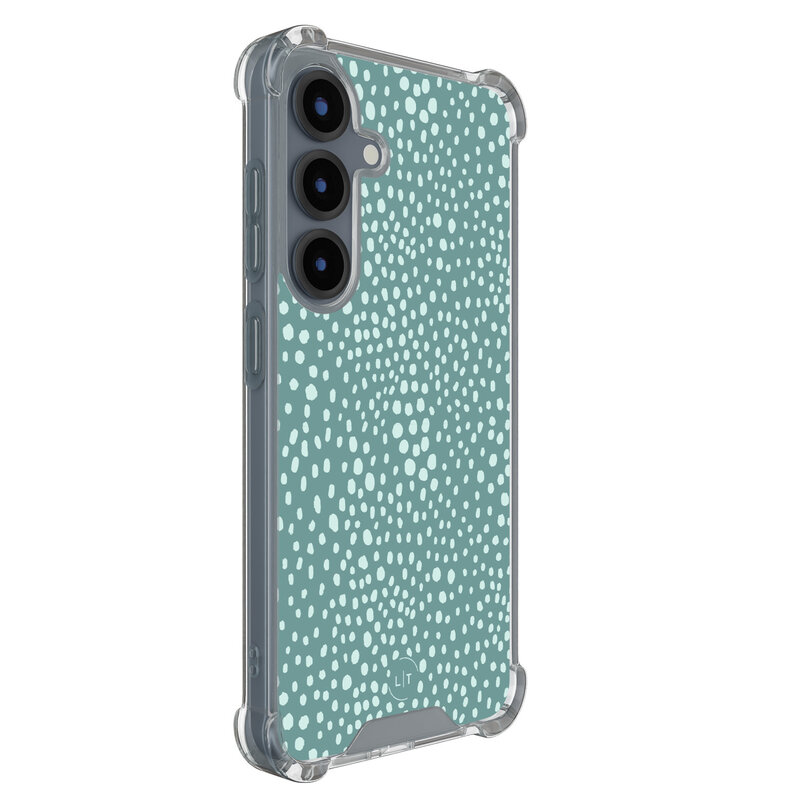 Leuke Telefoonhoesjes Samsung Galaxy S25 shockproof case - Blue dots
