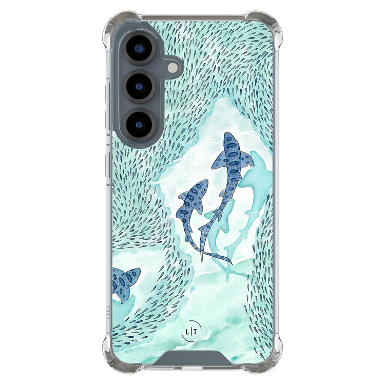 Leuke Telefoonhoesjes Samsung Galaxy S25 shockproof case - Baby shark