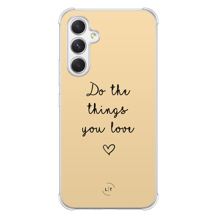 Do the things with love