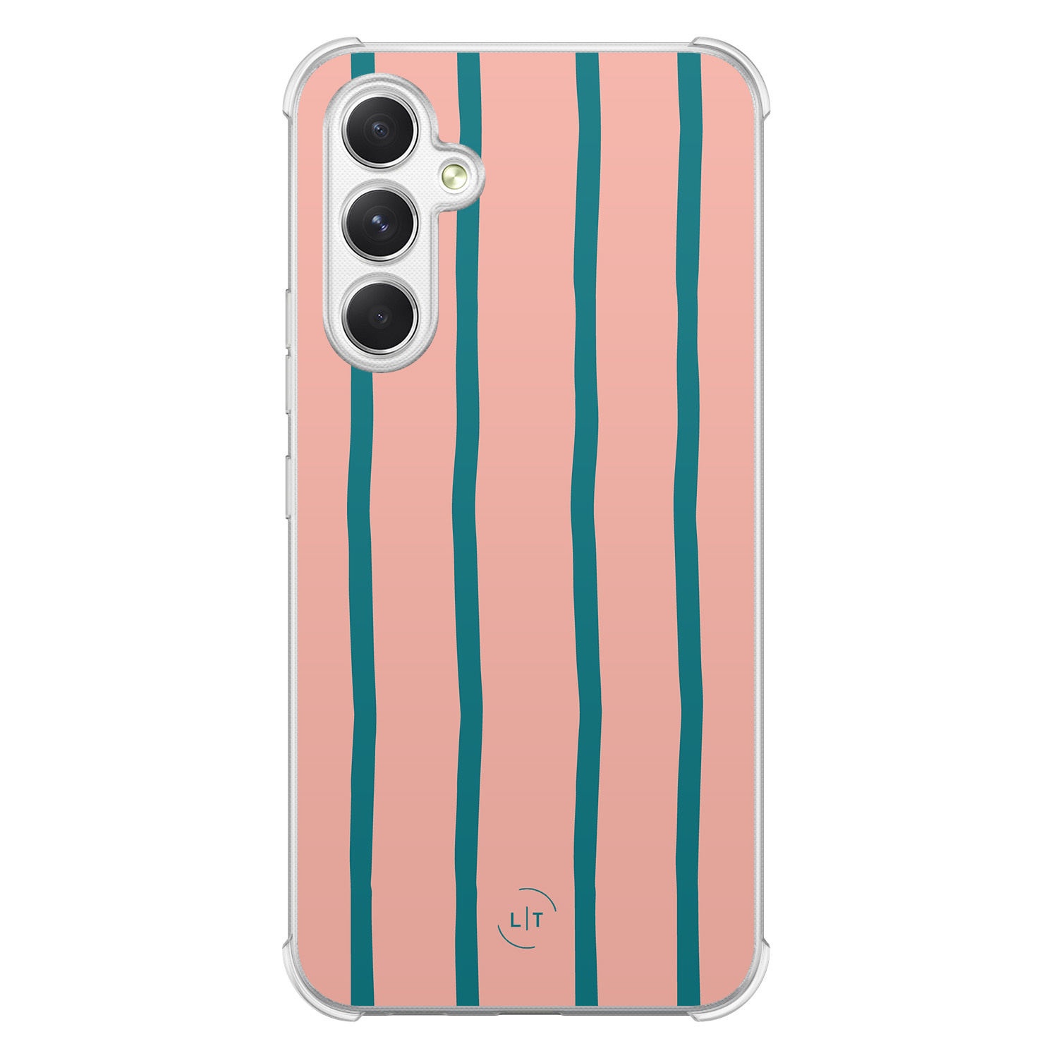 Leuke Telefoonhoesjes Samsung Galaxy A54 shockproof case - Pink flow