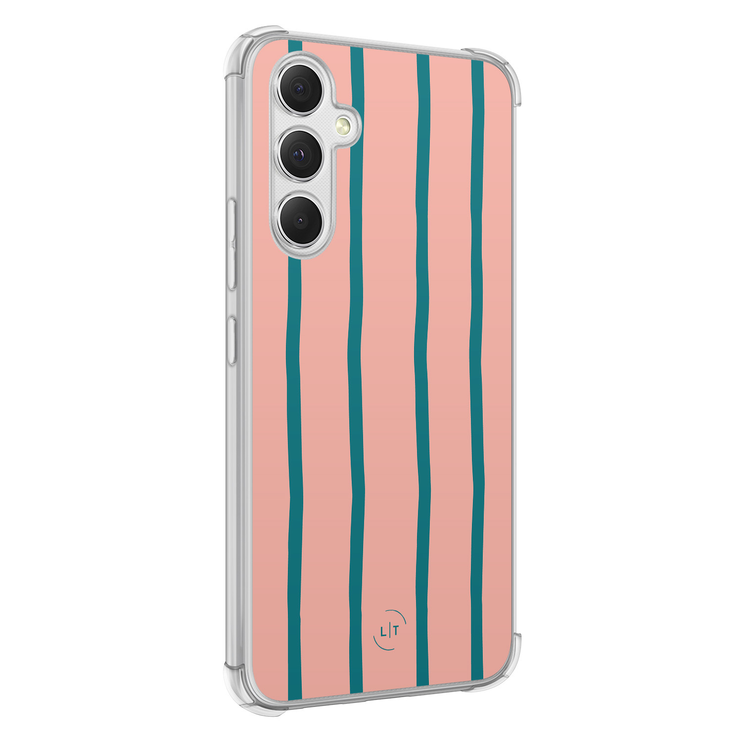 Leuke Telefoonhoesjes Samsung Galaxy A54 shockproof case - Pink flow