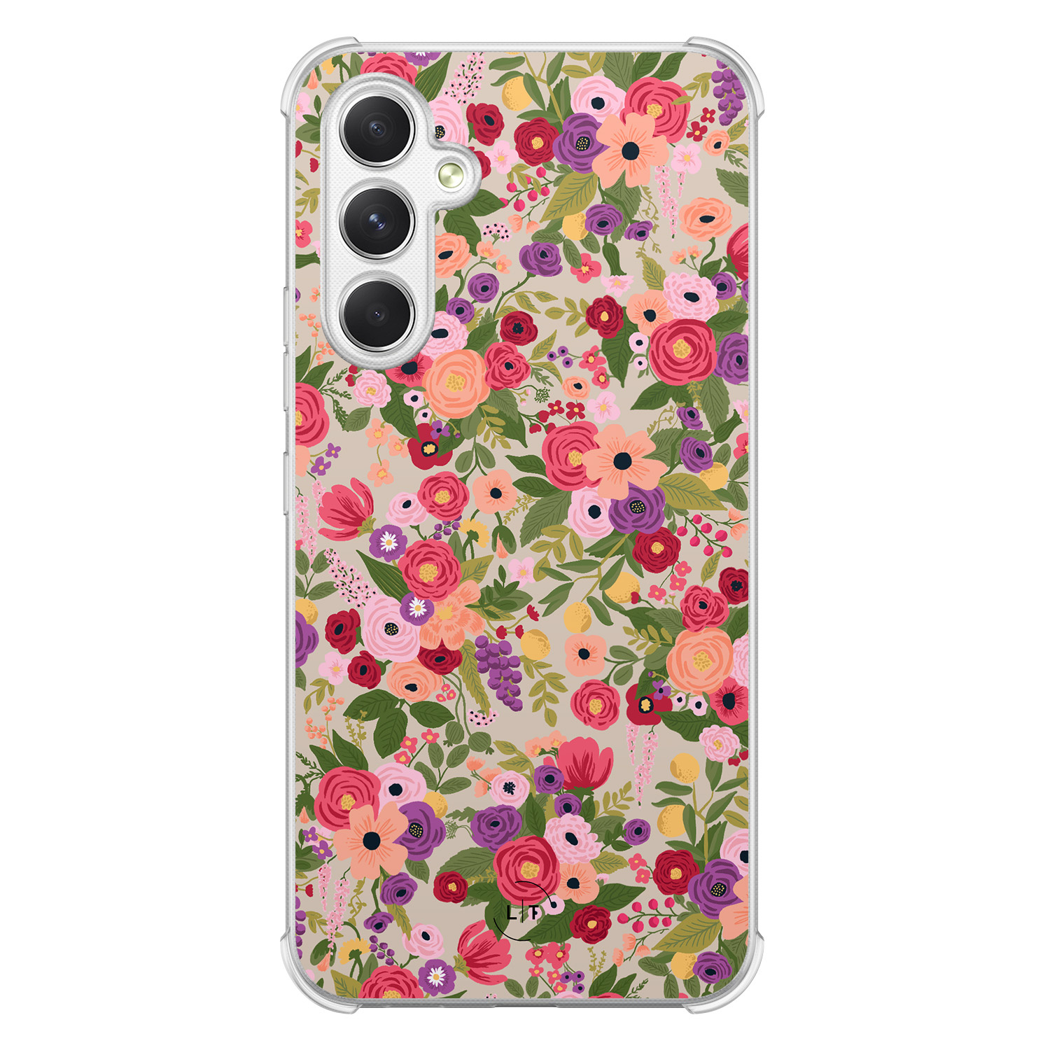 Leuke Telefoonhoesjes Samsung Galaxy A54 shockproof case - Floral garden