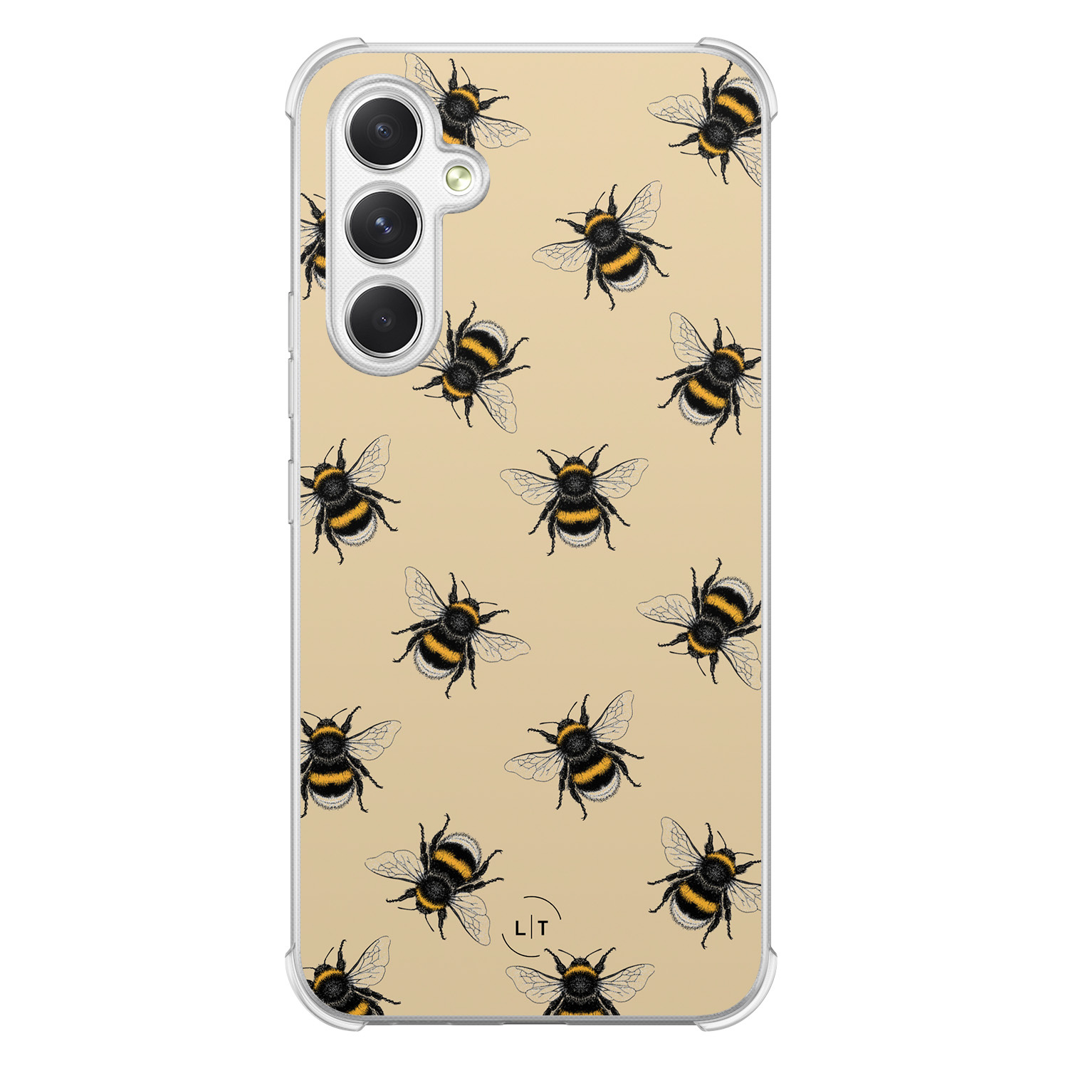 Leuke Telefoonhoesjes Samsung Galaxy A54 shockproof case - Bee happy
