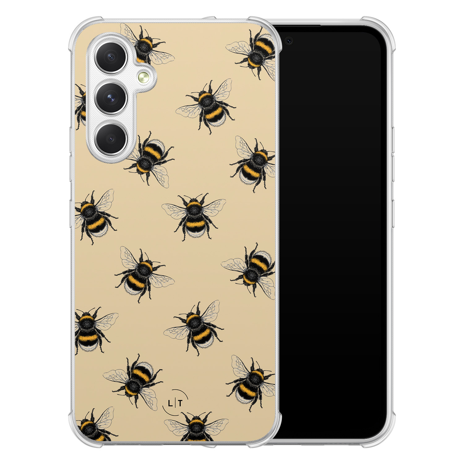 Leuke Telefoonhoesjes Samsung Galaxy A54 shockproof case - Bee happy