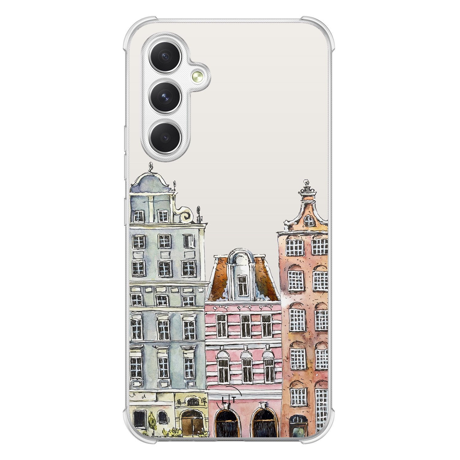 Leuke Telefoonhoesjes Samsung Galaxy A54 shockproof case - Grachtenpandjes