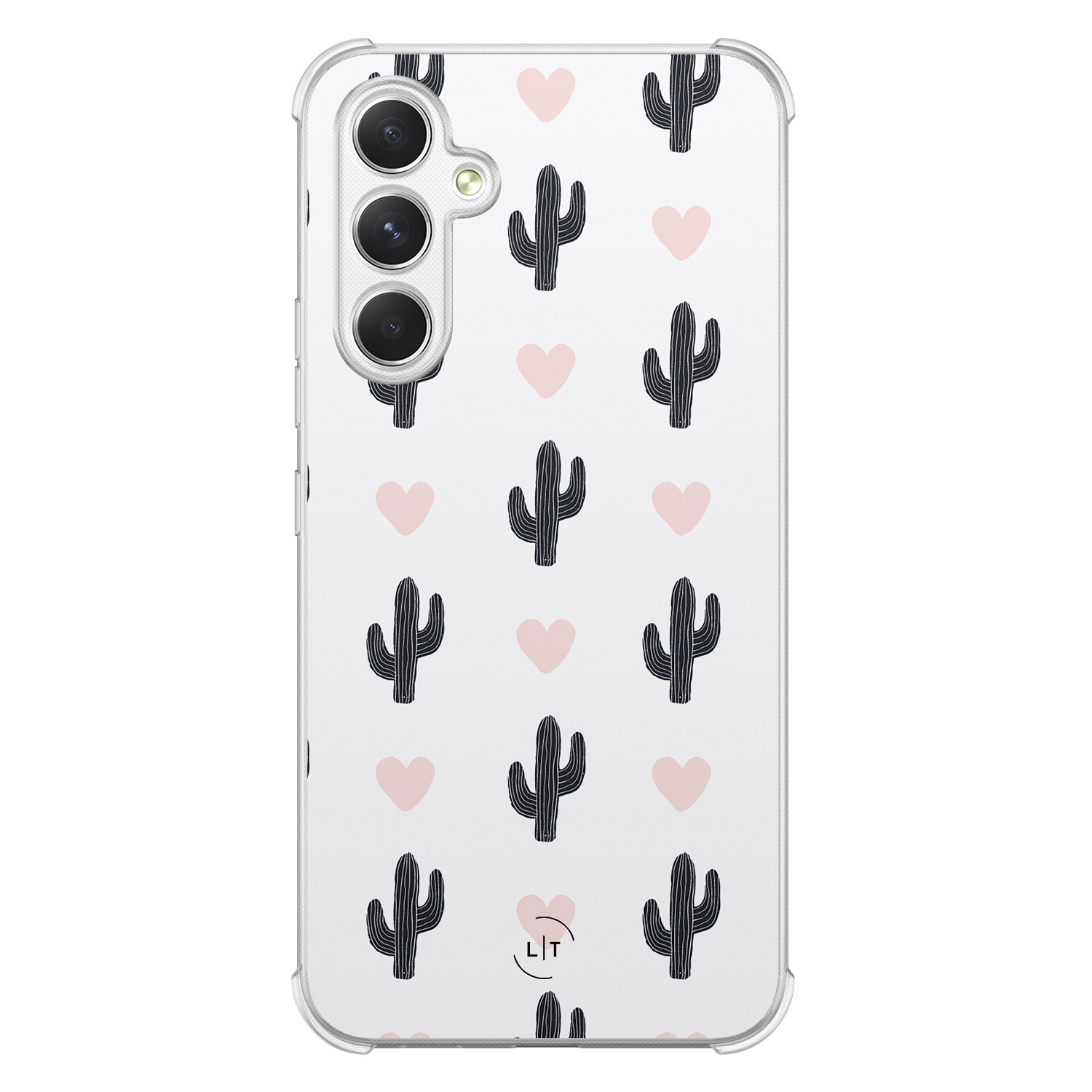 Leuke Telefoonhoesjes Samsung Galaxy A54 shockproof case - Cactus love