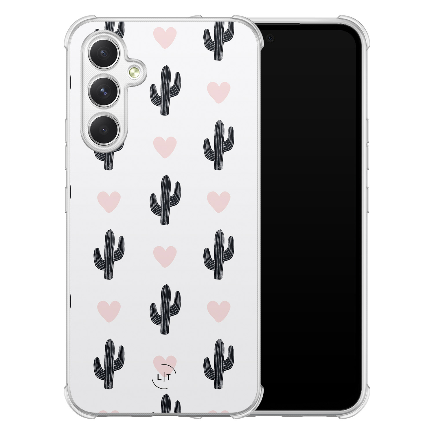 Leuke Telefoonhoesjes Samsung Galaxy A54 shockproof case - Cactus love