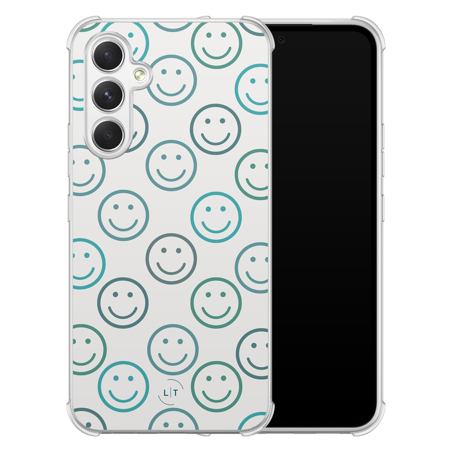 Leuke Telefoonhoesjes Samsung Galaxy A54 shockproof case - Happy faces