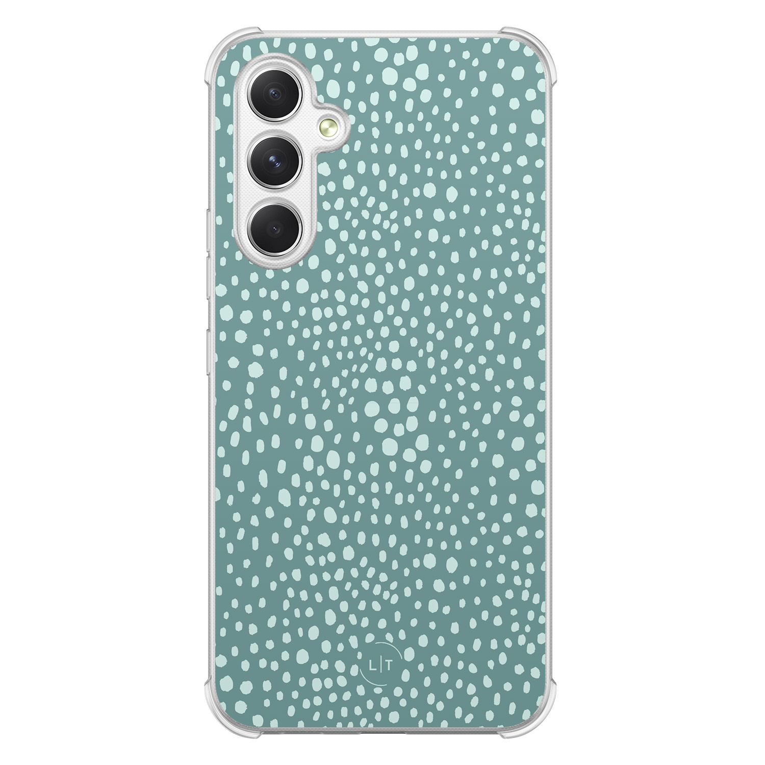 Leuke Telefoonhoesjes Samsung Galaxy A54 shockproof case - Blue dots