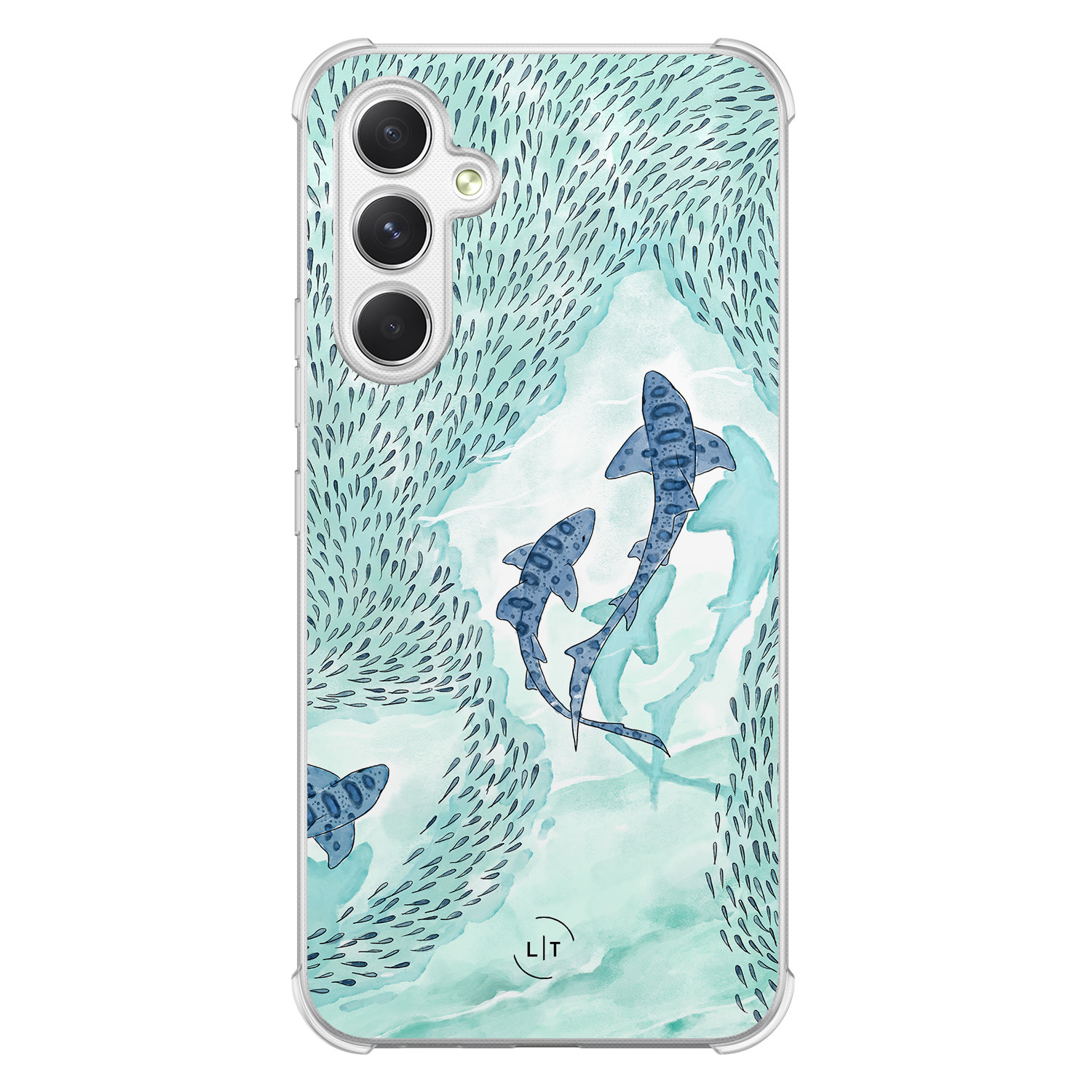 Leuke Telefoonhoesjes Samsung Galaxy A54 shockproof case - Baby shark
