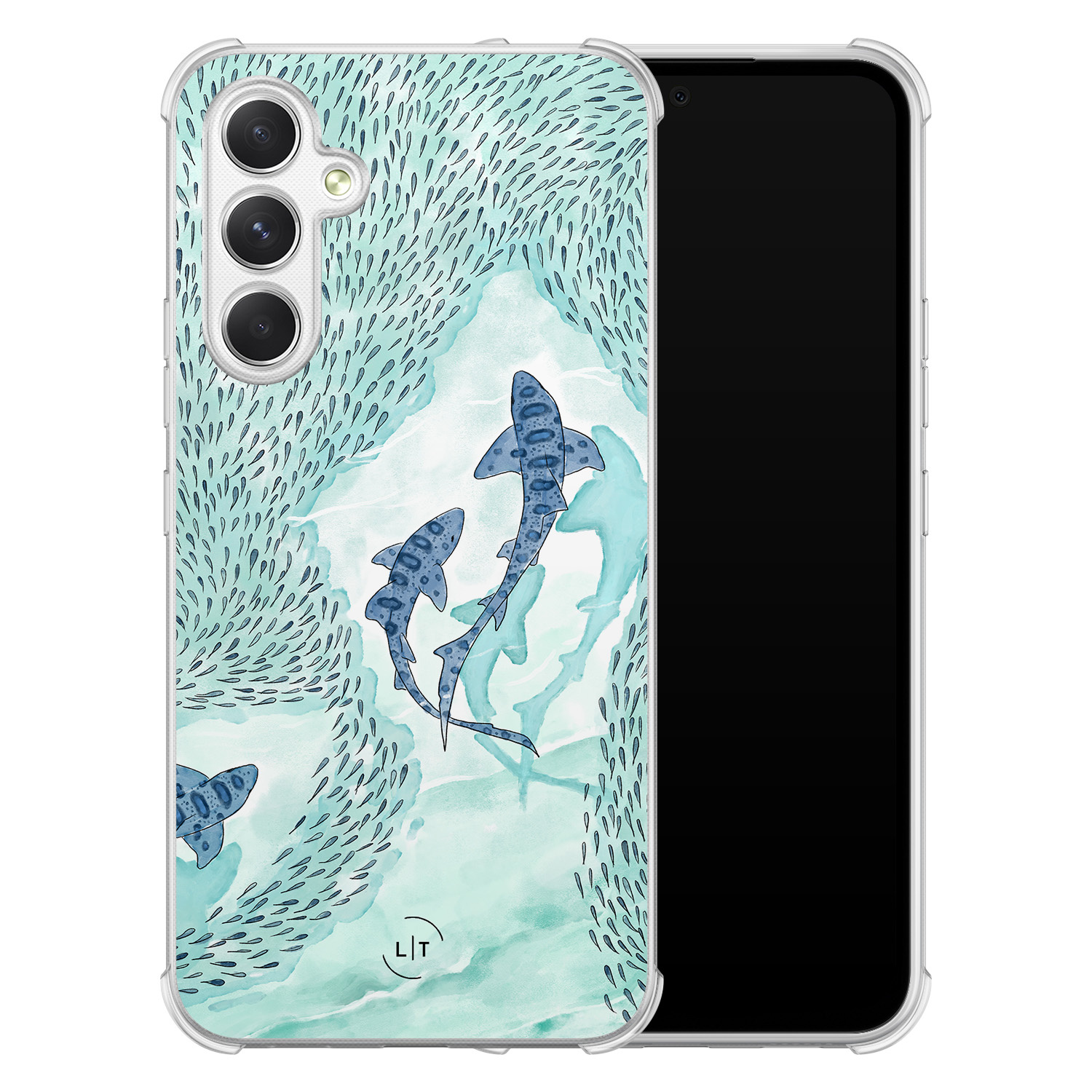 Leuke Telefoonhoesjes Samsung Galaxy A54 shockproof case - Baby shark