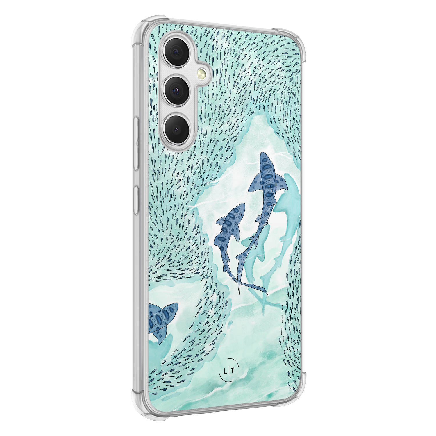 Leuke Telefoonhoesjes Samsung Galaxy A54 shockproof case - Baby shark