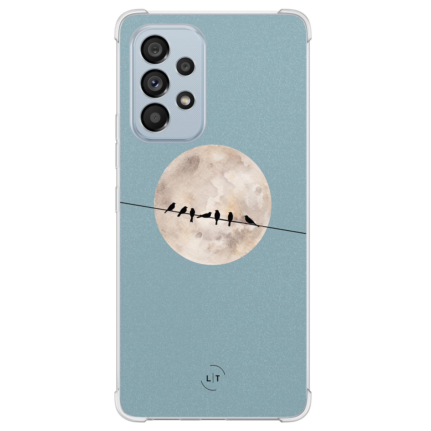 Leuke Telefoonhoesjes Samsung Galaxy A53 shockproof case - Moon birds