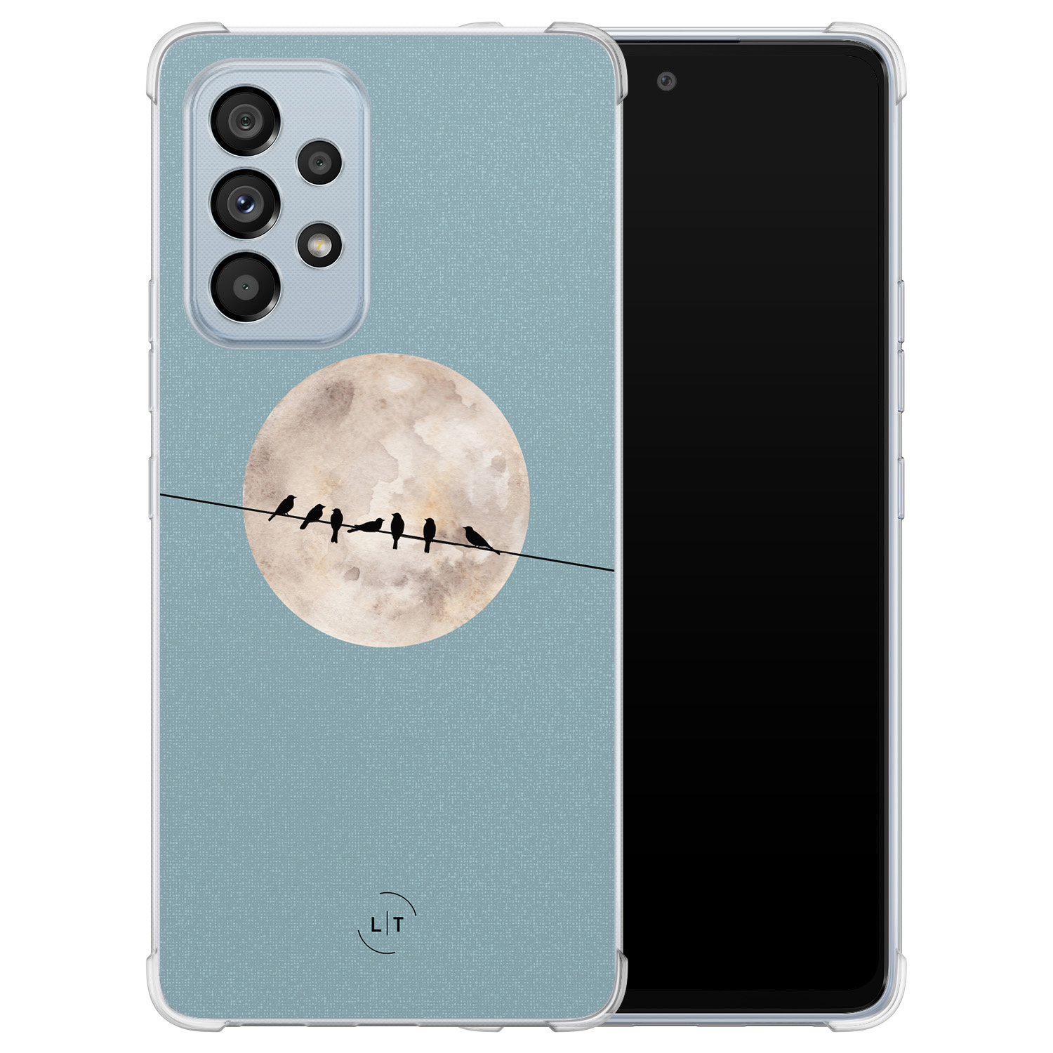 Leuke Telefoonhoesjes Samsung Galaxy A53 shockproof case - Moon birds