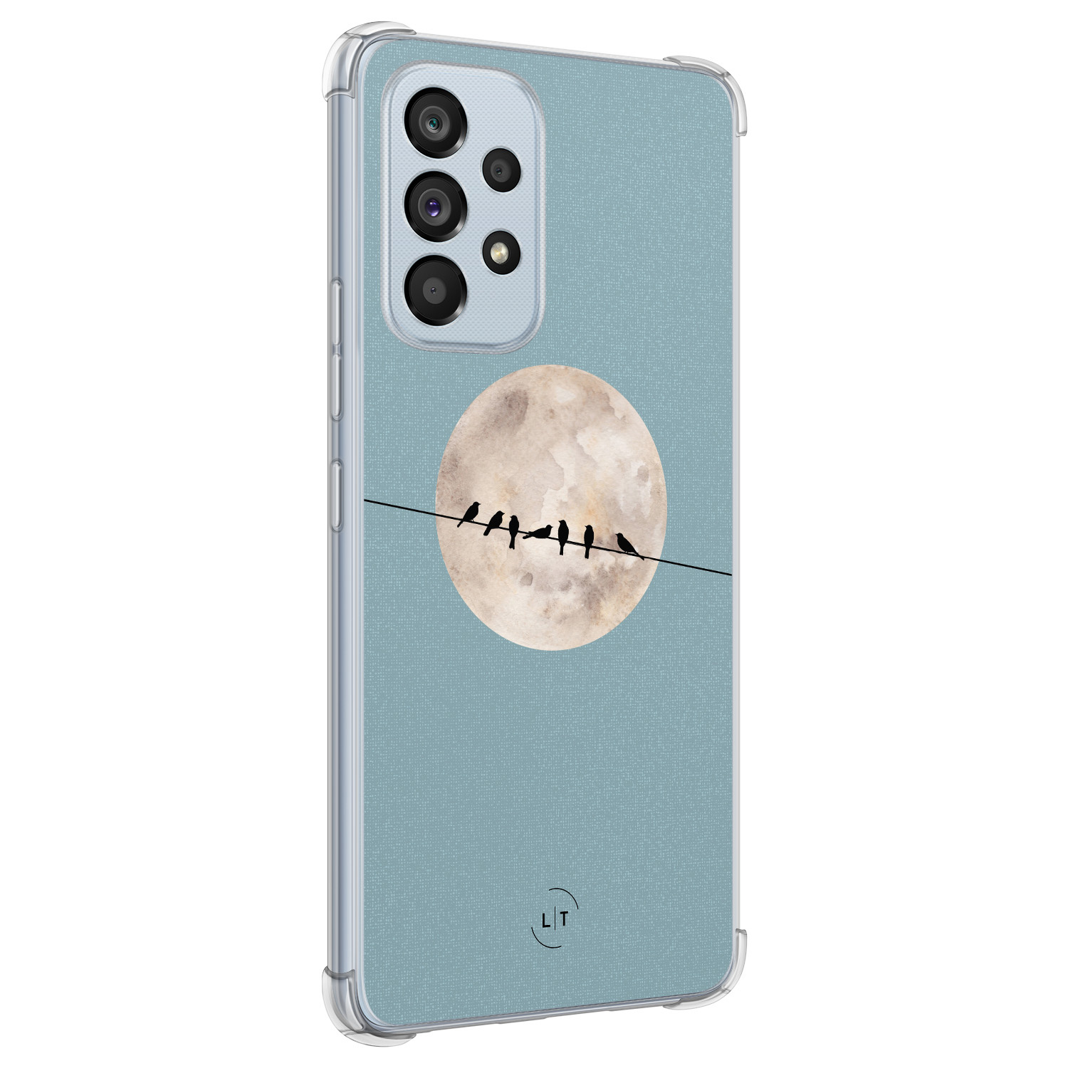 Leuke Telefoonhoesjes Samsung Galaxy A53 shockproof case - Moon birds