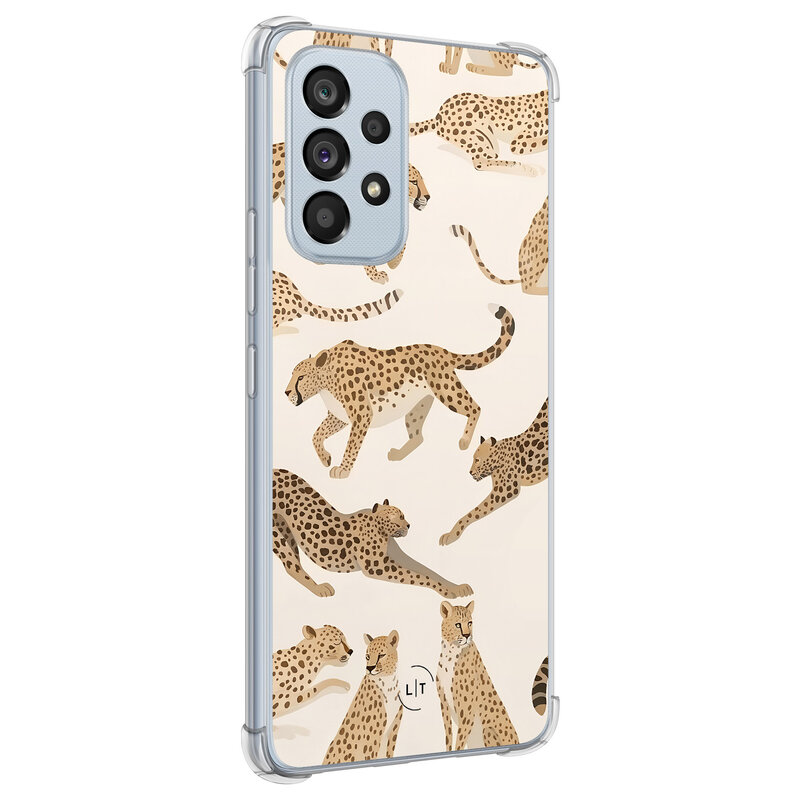 Leuke Telefoonhoesjes Samsung Galaxy A53 shockproof case - Cheetah