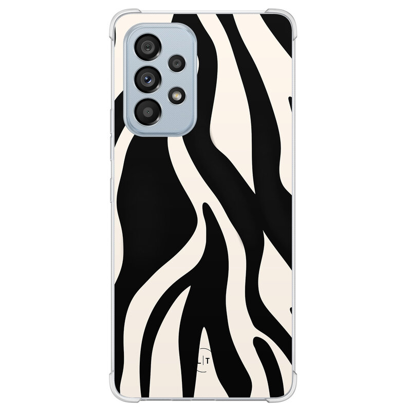 Leuke Telefoonhoesjes Samsung Galaxy A53 shockproof case - Zebra