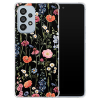 Leuke Telefoonhoesjes Samsung Galaxy A53 shockproof case - Dark flowers