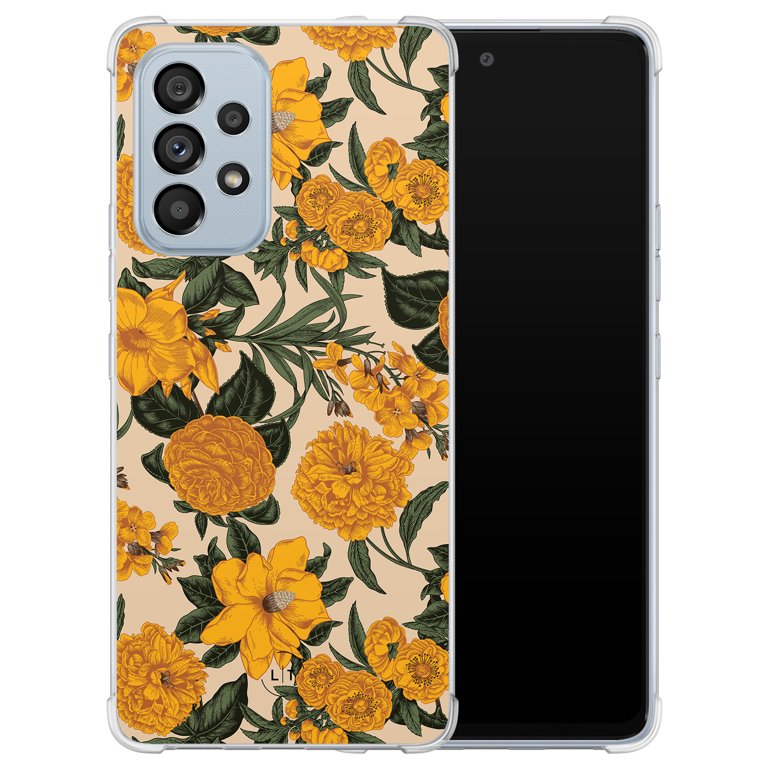 Leuke Telefoonhoesjes Samsung Galaxy A53 shockproof case - Retro flowers