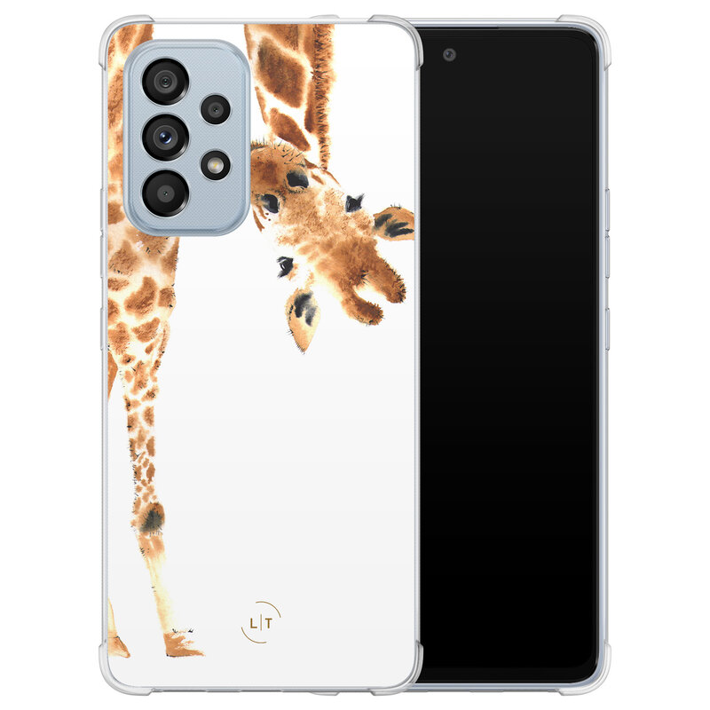 Leuke Telefoonhoesjes Samsung Galaxy A53 shockproof case - Giraffe