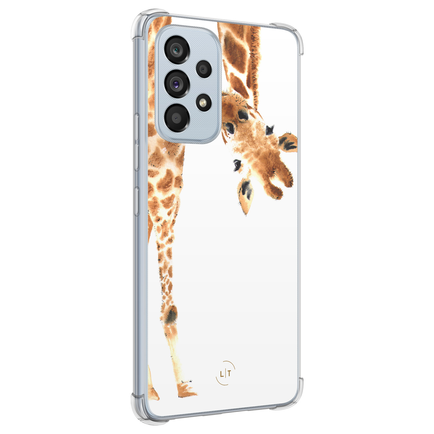 Leuke Telefoonhoesjes Samsung Galaxy A53 shockproof case - Giraffe