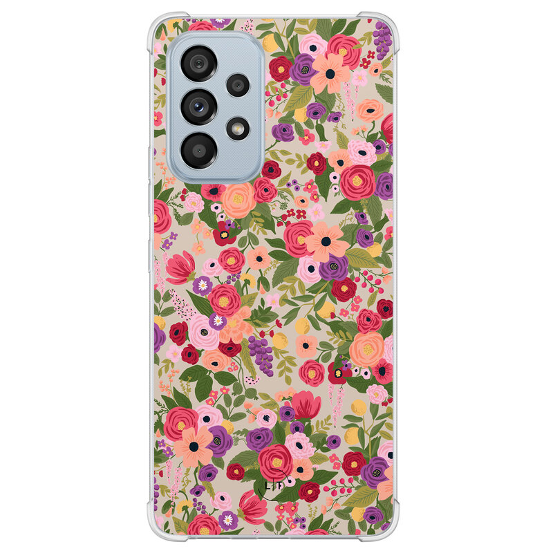 Leuke Telefoonhoesjes Samsung Galaxy A53 shockproof case - Floral garden