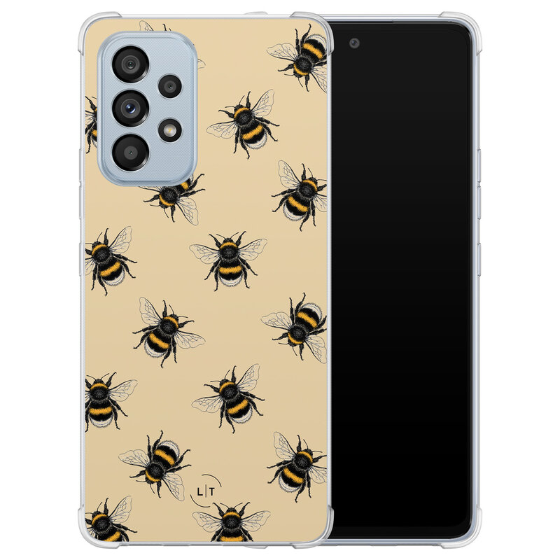 Leuke Telefoonhoesjes Samsung Galaxy A53 shockproof case - Bee happy