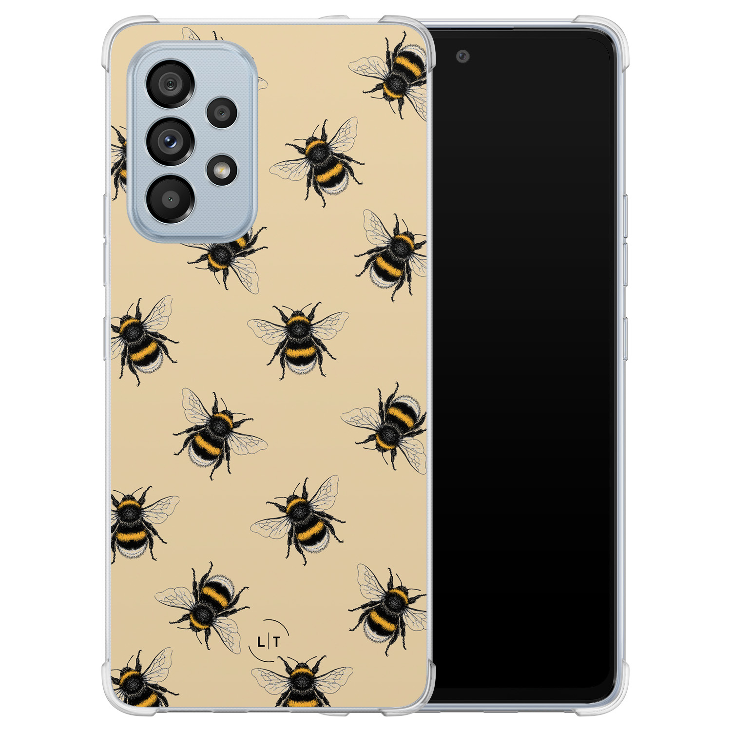 Leuke Telefoonhoesjes Samsung Galaxy A53 shockproof case - Bee happy