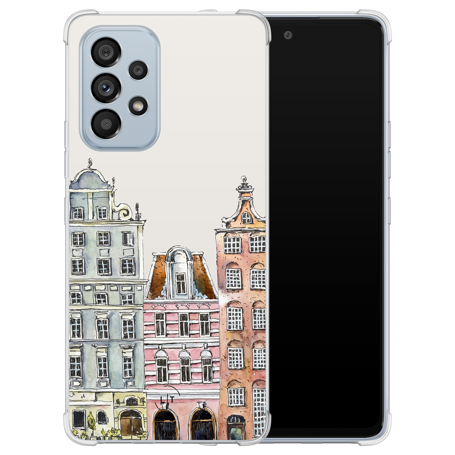 Leuke Telefoonhoesjes Samsung Galaxy A53 shockproof case - Grachtenpandjes