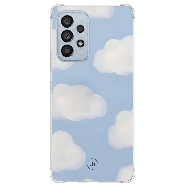 Leuke Telefoonhoesjes Samsung Galaxy A53 shockproof case - Wolken