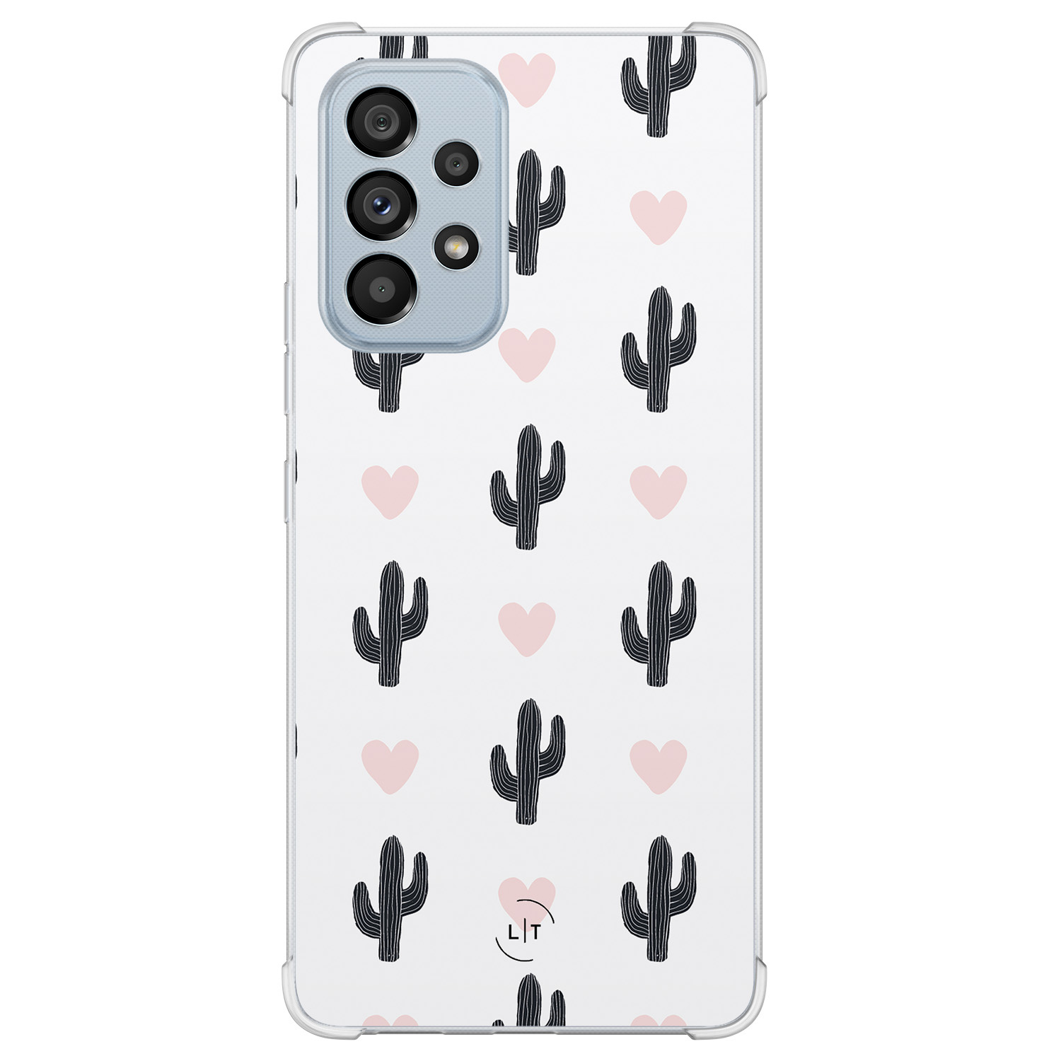 Leuke Telefoonhoesjes Samsung Galaxy A53 shockproof case - Cactus love