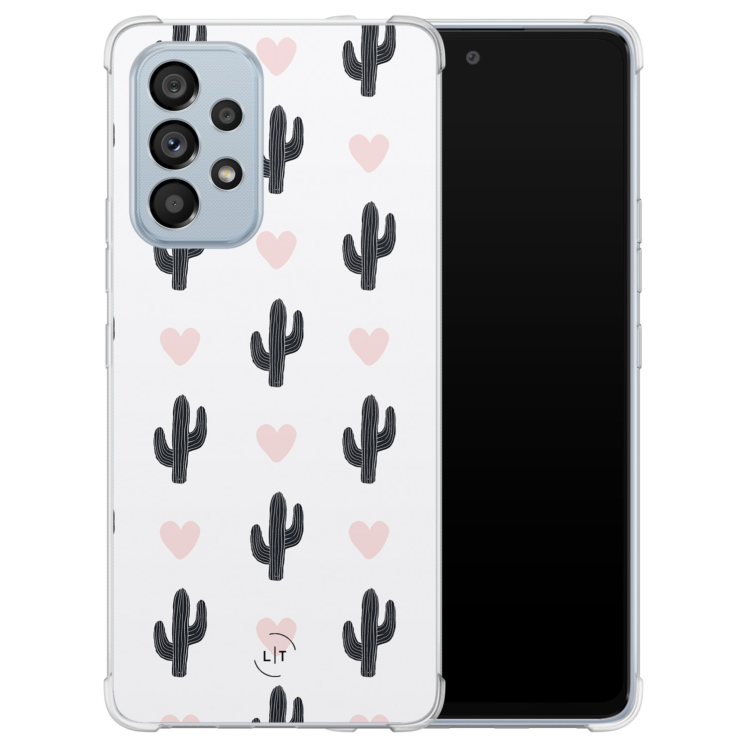 Leuke Telefoonhoesjes Samsung Galaxy A53 shockproof case - Cactus love