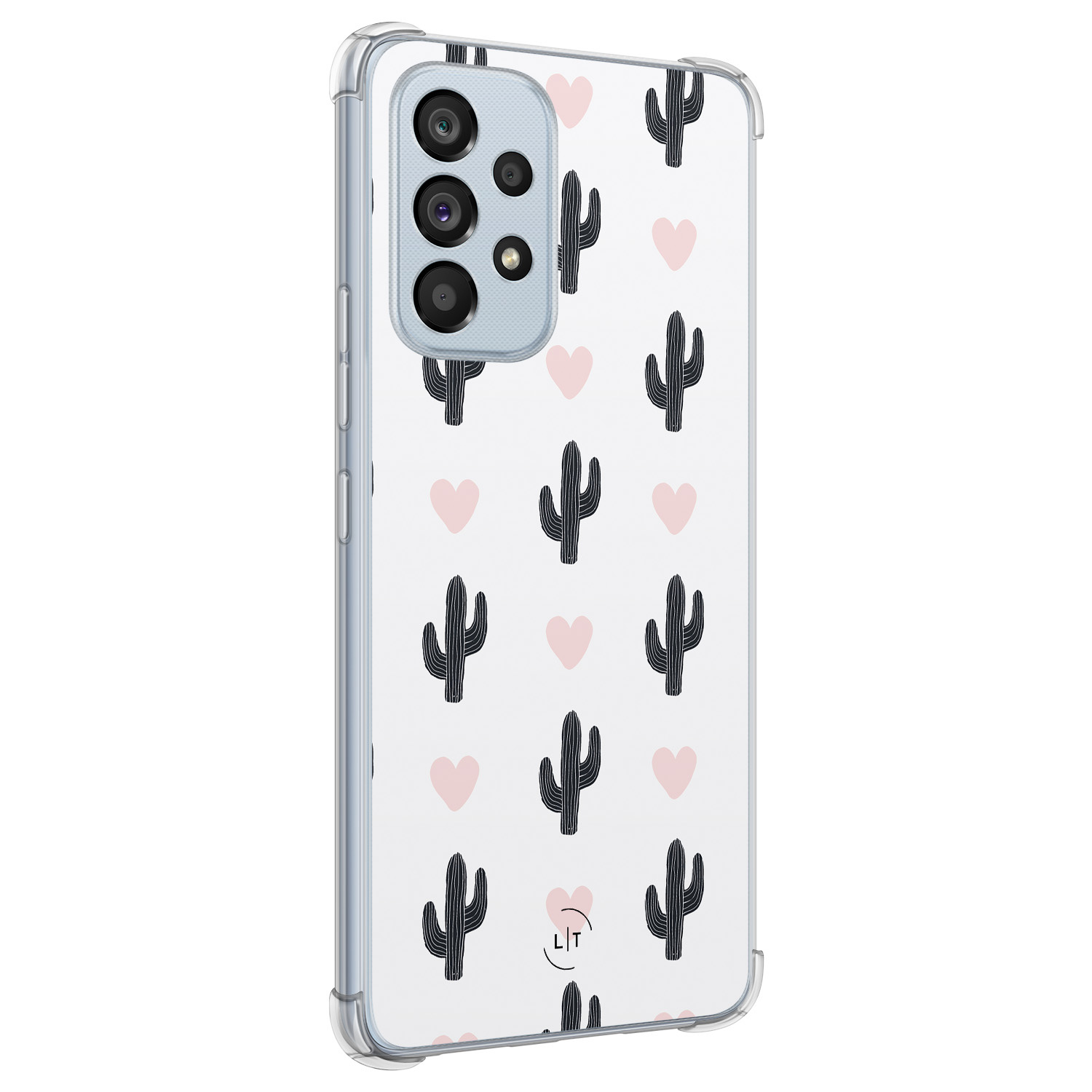 Leuke Telefoonhoesjes Samsung Galaxy A53 shockproof case - Cactus love