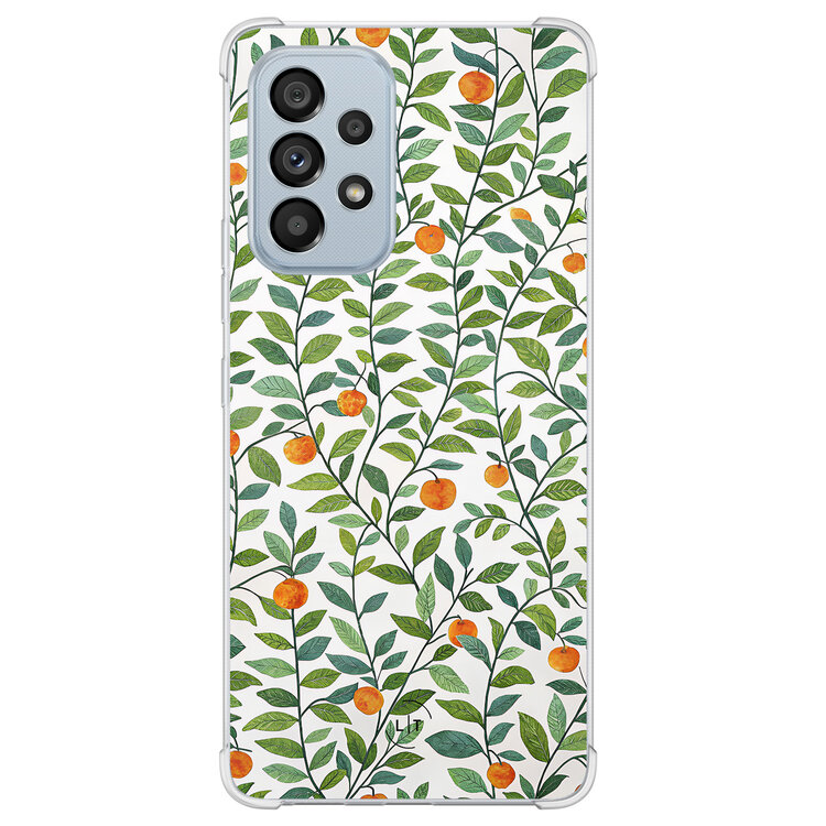 Leuke Telefoonhoesjes Samsung Galaxy A53 shockproof case - Orange garden