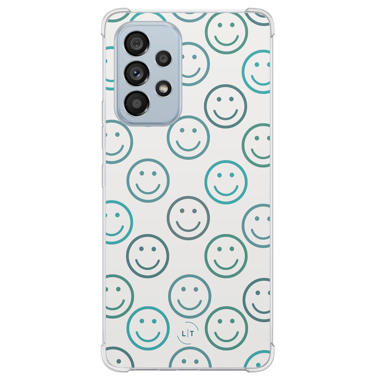 Leuke Telefoonhoesjes Samsung Galaxy A53 shockproof case - Happy faces
