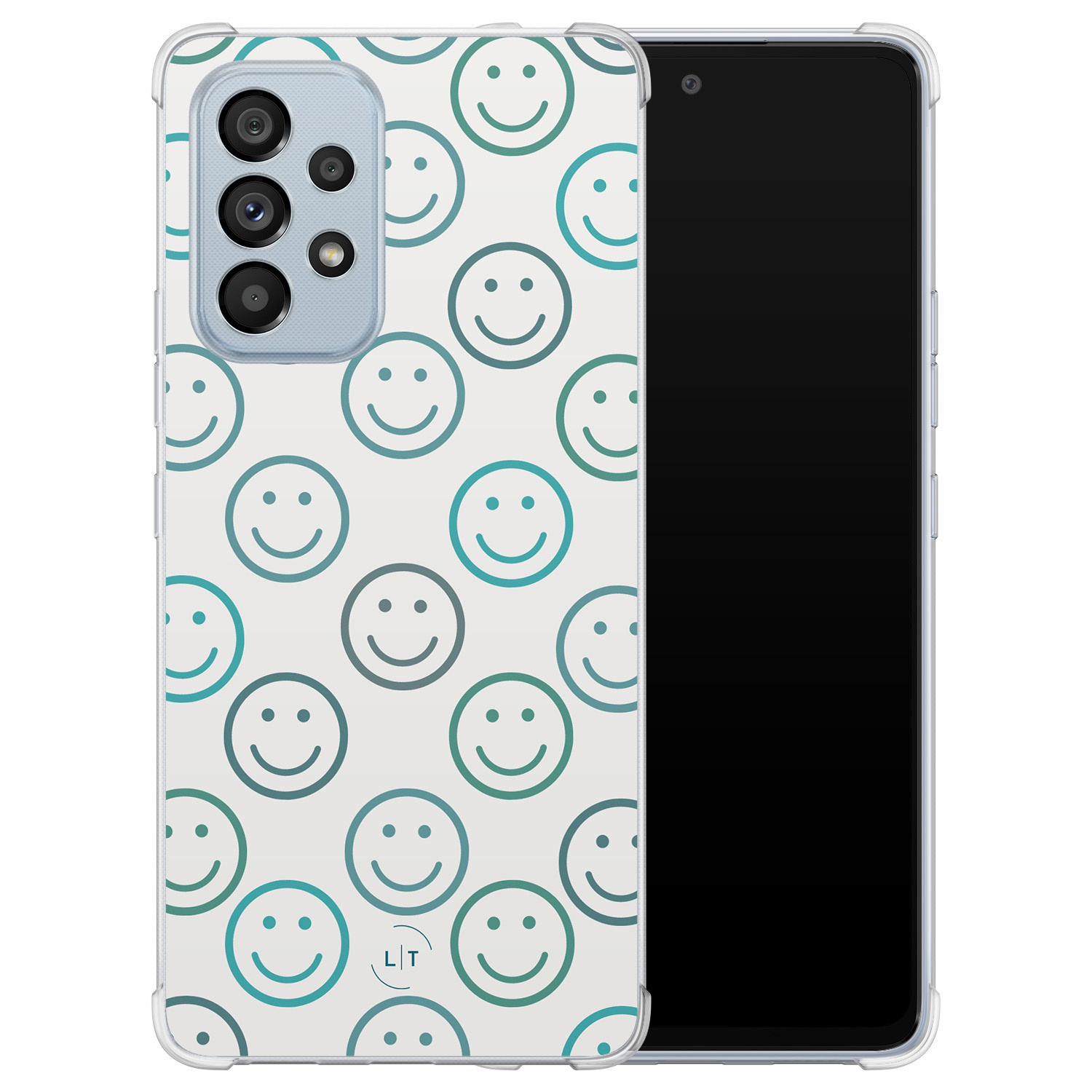 Leuke Telefoonhoesjes Samsung Galaxy A53 shockproof case - Happy faces