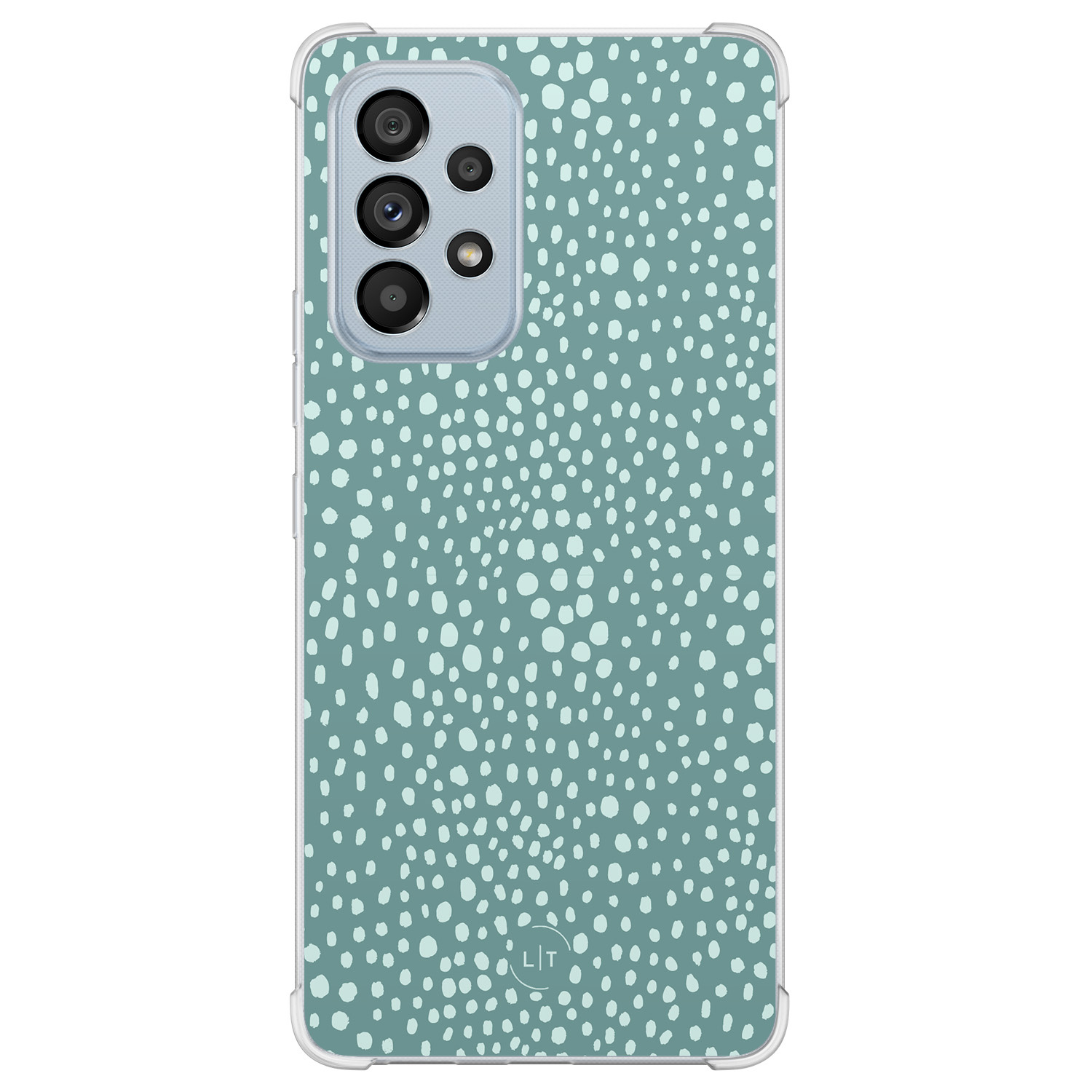 Leuke Telefoonhoesjes Samsung Galaxy A53 shockproof case - Blue dots
