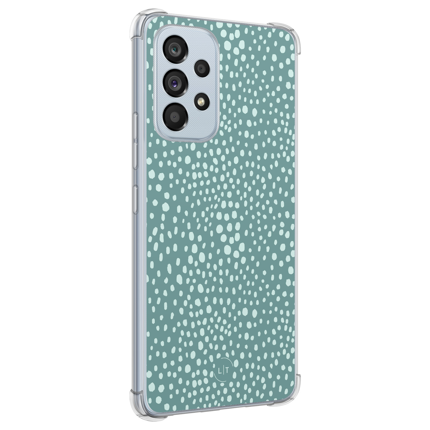 Leuke Telefoonhoesjes Samsung Galaxy A53 shockproof case - Blue dots