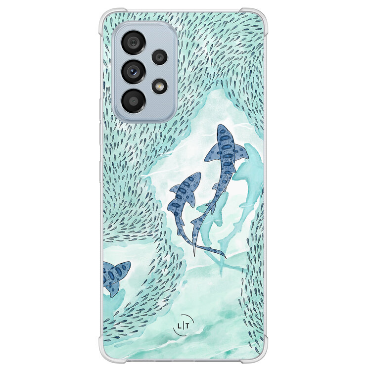 Leuke Telefoonhoesjes Samsung Galaxy A53 shockproof case - Baby shark