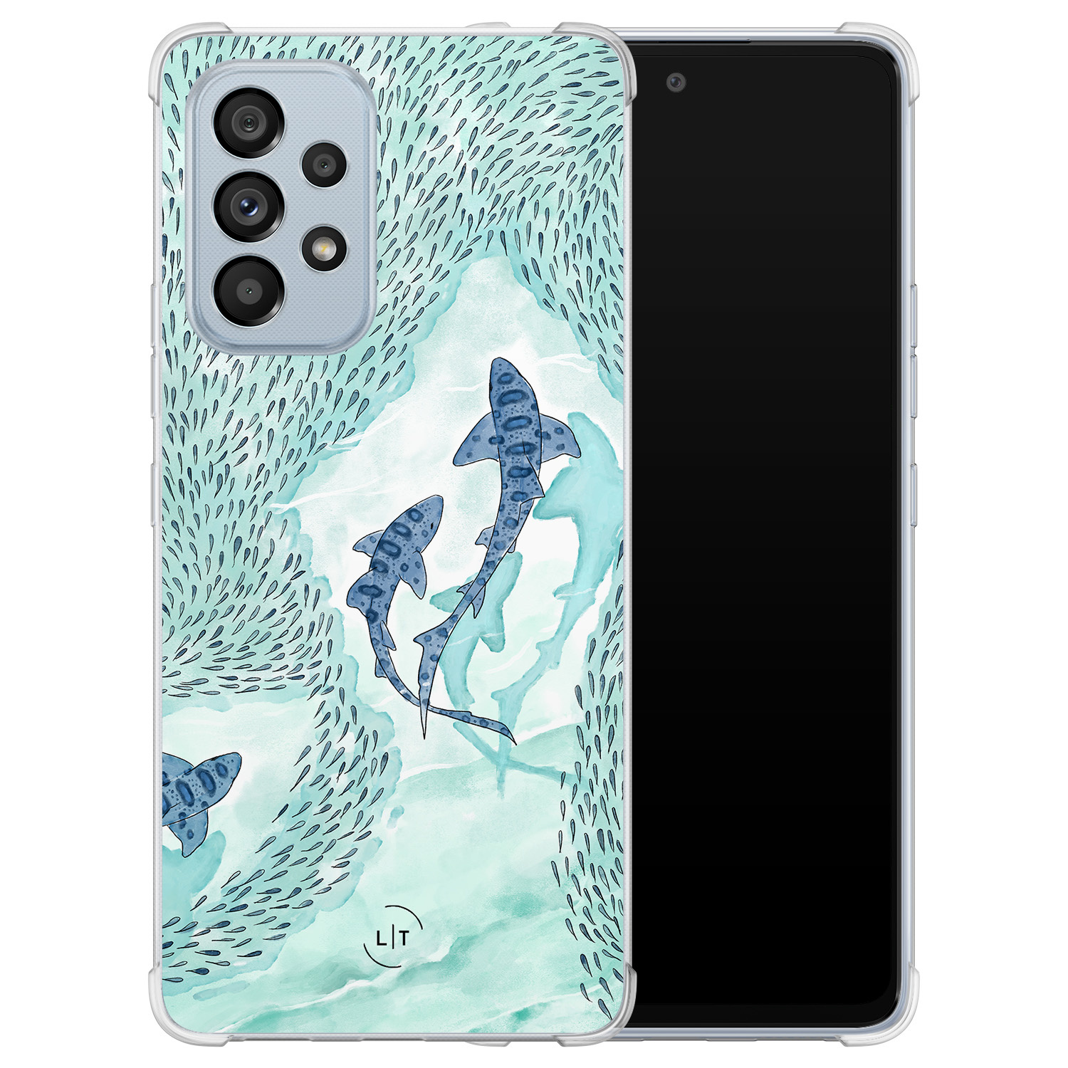 Leuke Telefoonhoesjes Samsung Galaxy A53 shockproof case - Baby shark