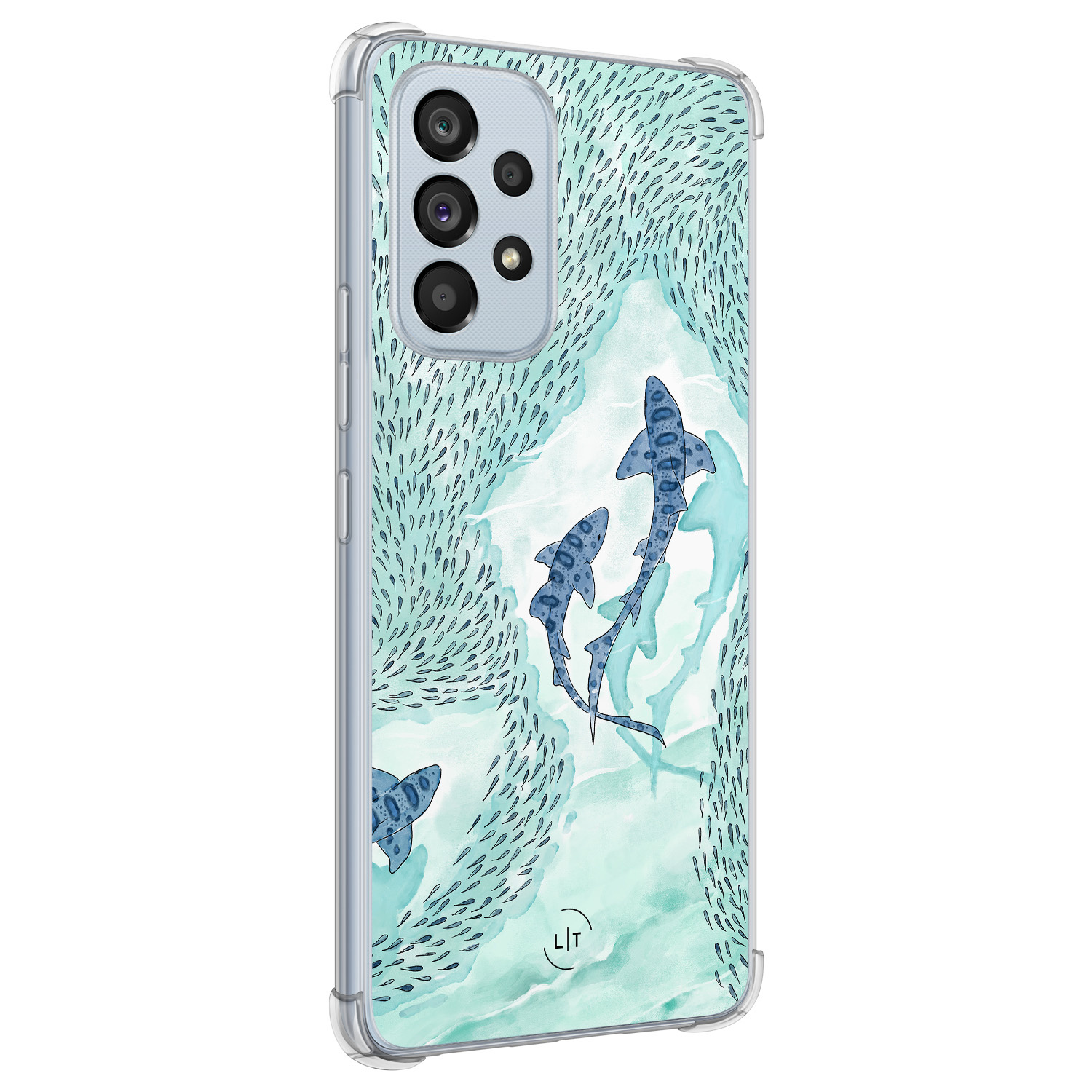 Leuke Telefoonhoesjes Samsung Galaxy A53 shockproof case - Baby shark