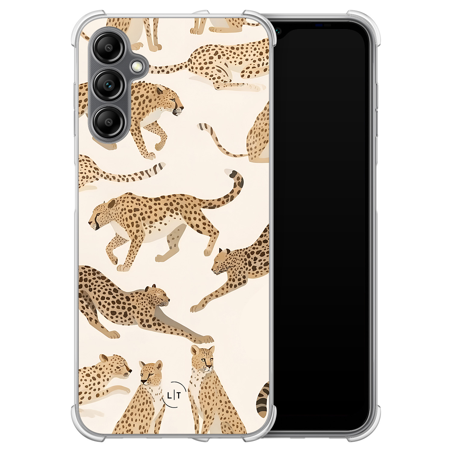 Leuke Telefoonhoesjes Samsung Galaxy A14 shockproof case - Cheetah