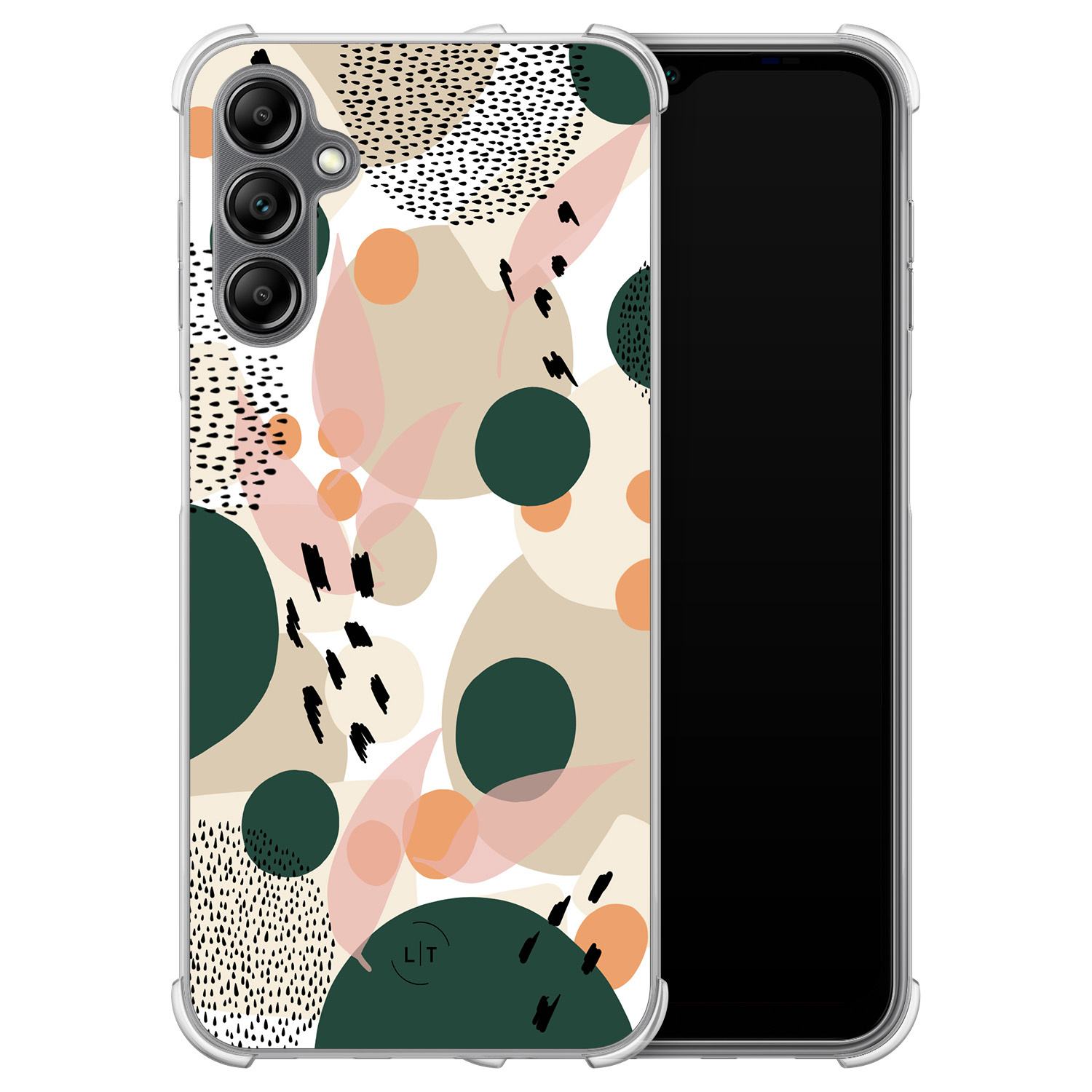 Leuke Telefoonhoesjes Samsung Galaxy A14 shockproof case - Abstract painted