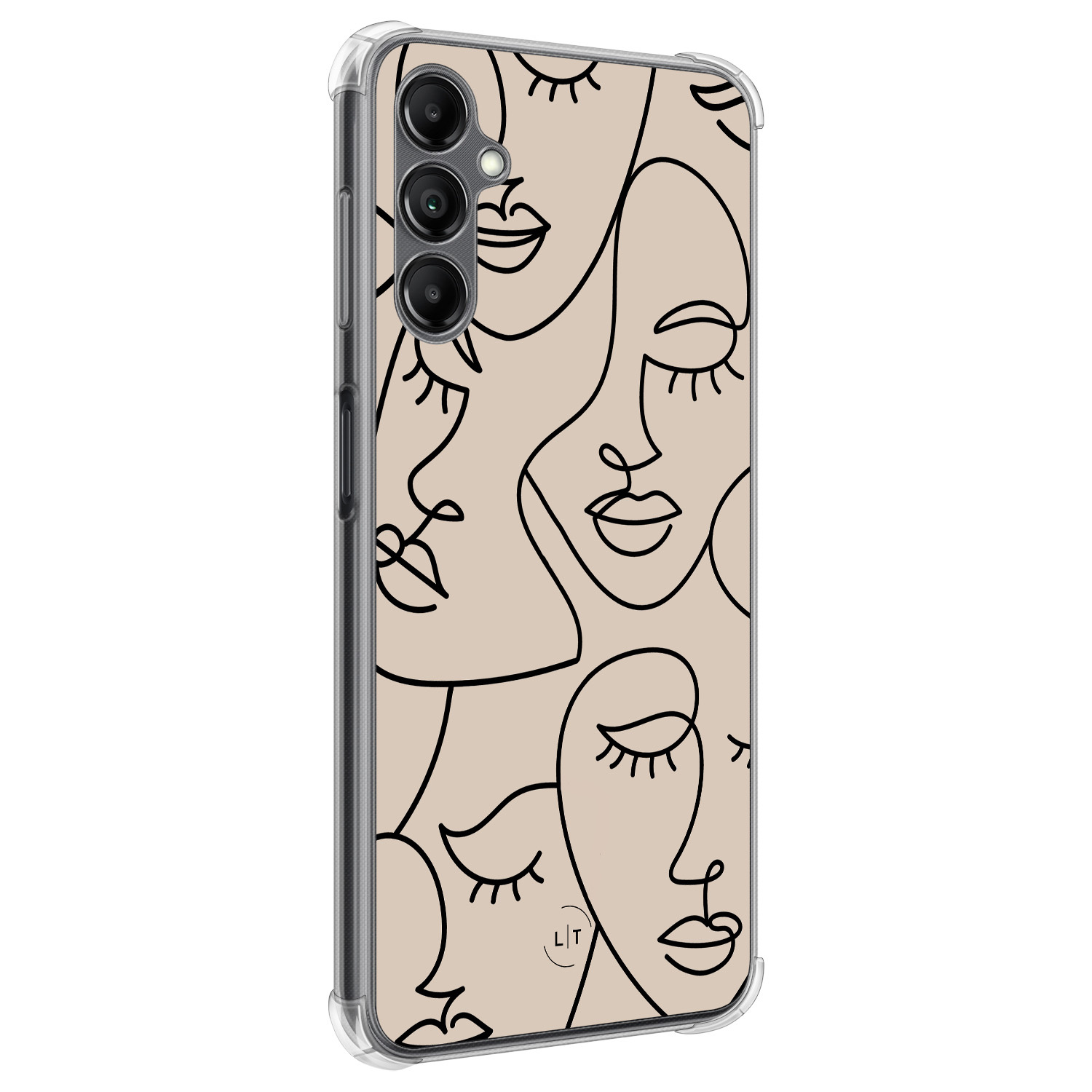 Leuke Telefoonhoesjes Samsung Galaxy A14 shockproof case - Abstract faces