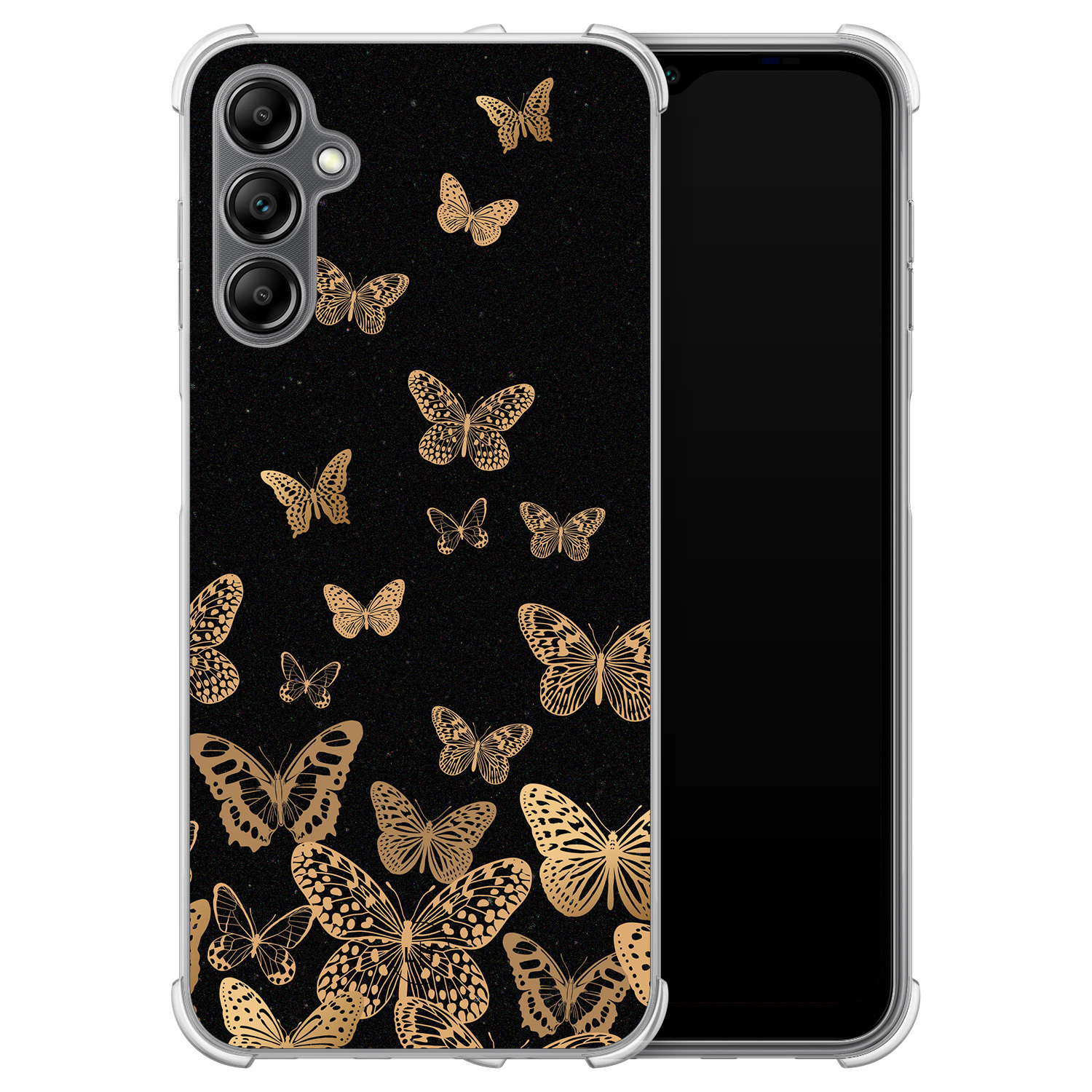 Leuke Telefoonhoesjes Samsung Galaxy A14 shockproof case - Vlinders