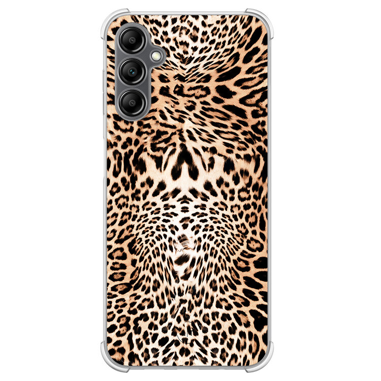 Leuke Telefoonhoesjes Samsung Galaxy A14 shockproof case - Luipaardprint